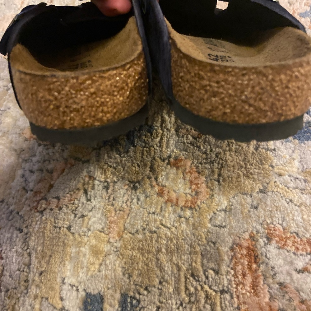 Birkenstock Boston Suede Soft Footbed Clogs Blue EU 42 Men’s 9 Women’s 11 Shoes - Picture 16 of 16